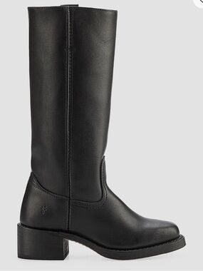 Frye Campus Black Leather Boots